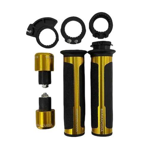 SEVGENT Skm Motosiklet Universal Elcik Ve Topuz Seti Gold