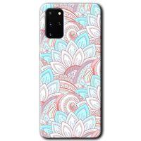 Potkal Hediye Fabrikası Samsung Galaxy S20 Plus Kılıf HD Desen Baskılı Arka Kapak - Çin Mandala 1