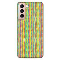 Lopard Samsung Galaxy S21 Uyumlu Kılıf Geometrix (86) Glitter Kılıf