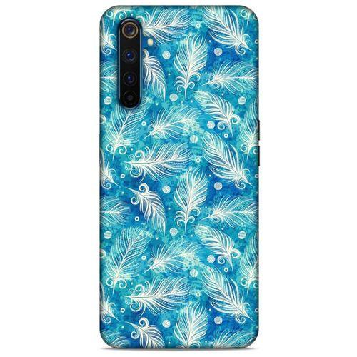 Oppo Realme 6 Kılıf Desenli Özel Seri Tüyler (42) Rugged Armor Kılıf