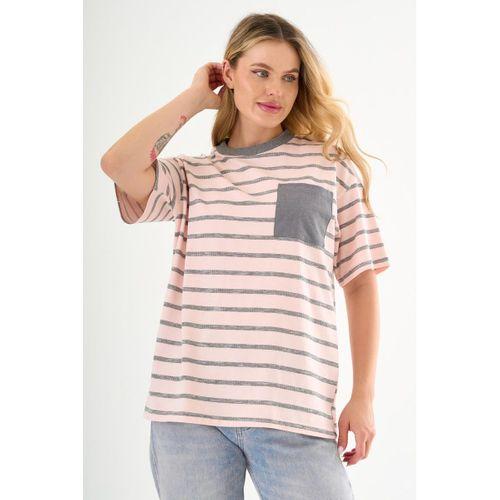 ALEXANDERGARDI Cep Detaylı Çizgili T-shirt