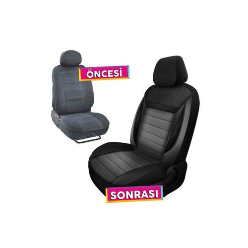 Opel Combo C 2001-2011 Sport Sofya Serisi Ticari Tay Tüyü Lakos Koltuk Kılıfı Füme