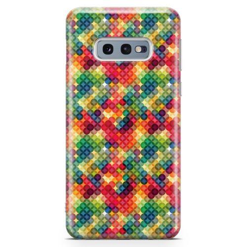 Samsung Galaxy S10e Kılıf Futurustik Geometri Arka Kapak Koruma Desenli Full Koruyucu