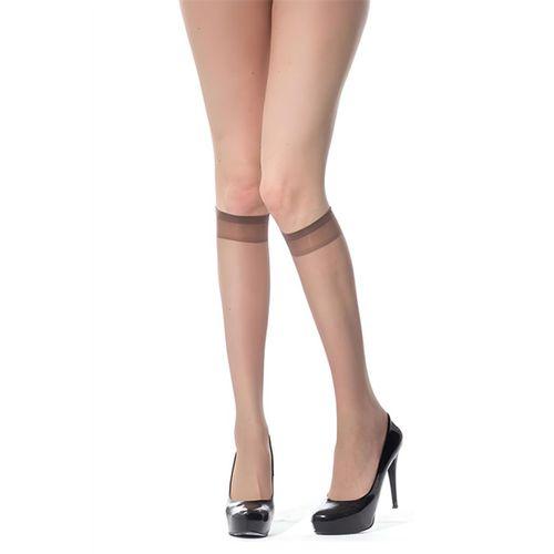 Kadın Diz Altı Pantolon Çorabı 20 Den Mat Burnu Takviyeli Dayanıklı Esnek Müjde