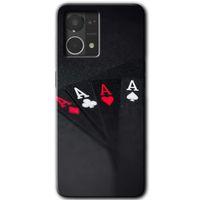 Oppo Reno 7 4G Kılıf HD Desen Baskılı Arka Kapak - Full As + Kırılmaz Cam