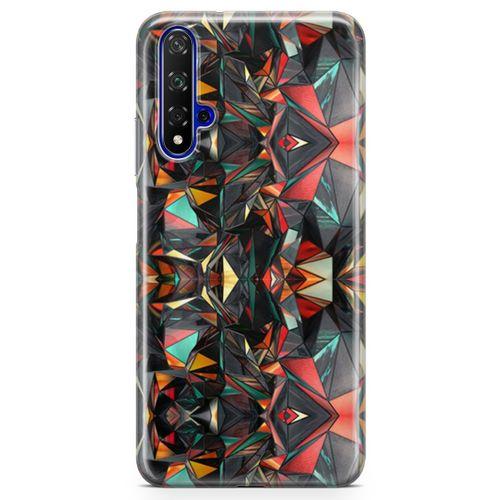 Honor View 20 Kılıf Kirli Elmas Arka Kapak Koruma Desenli Full Koruyucu