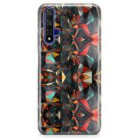 Honor View 20 Kılıf Kirli Elmas Arka Kapak Koruma Desenli Full Koruyucu