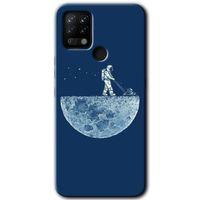 Tecno Pova Kılıf HD Desen Baskılı Arka Kapak - Uzay İşçisi + Kırılmaz Cam