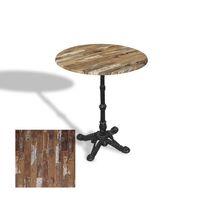 Dockers Çipa 1002 Döküm Ayak Yuvarlak Masa Çap 90cm - (Werzalit, Wermodin ve Allzalit Tabla) - Maracaibo