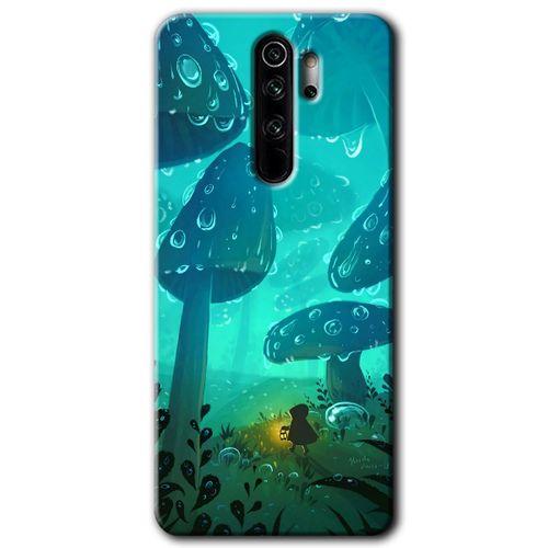 Redmi Note 8 Pro Kılıf HD Desen Baskılı Arka Kapak - Silhoutte Dropss