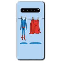 Galaxy S10 Plus Kılıf HD Desen Baskılı Arka Kapak - İzin Günü + Kırılmaz Cam