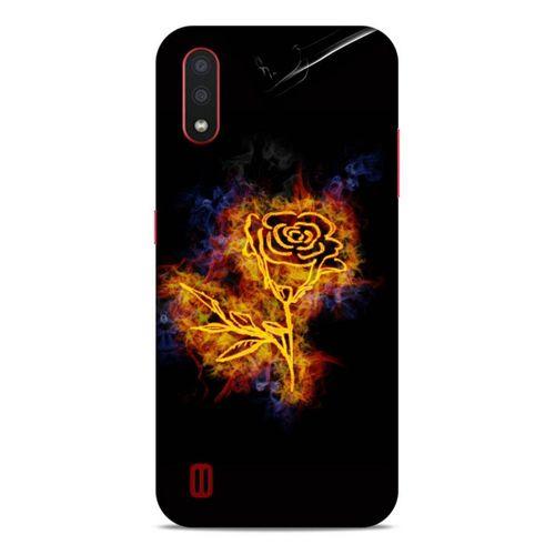 Lopard Samsung Galaxy A01 Uyumlu Kılıf FireX (2) Kabı Gül