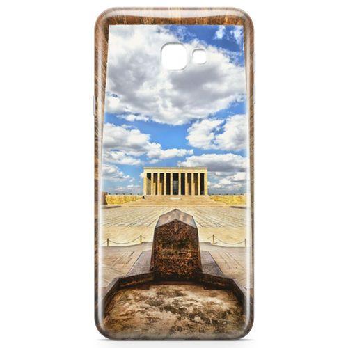 Samsung Galaxy J4 Plus Kılıf Anıtkabir Perspektif Arka Kapak Koruma Desenli Full Koruyucu