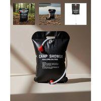 Güneş Enerjili Dış Mekan Duşu 20 Litre Dayanıklı Pvc Kamp Duş Sistemi