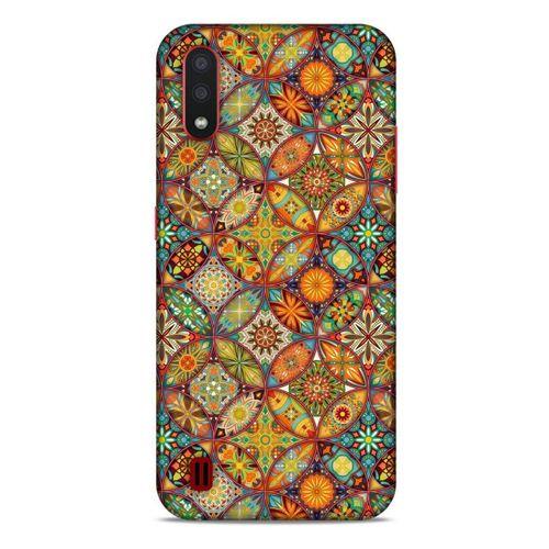Ethnic Culture (60) Samsung Galaxy A01 Kılıf Silikon Kapak Desenli