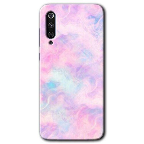 Xiaomi Mi 9 SE Kılıf HD Desen Baskılı Arka Kapak - Pembe-Duman