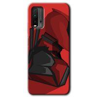 Xiaomi Redmi 9T Kılıf Baskılı Arka Kapak - DeadPool +Tam Ekran Koruyucu