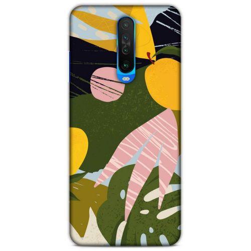 Lopard Xiaomi Redmi K30 5G Uyumlu Kılıf Soyut Sanat (33) Baskılı Hybrid Kılıf