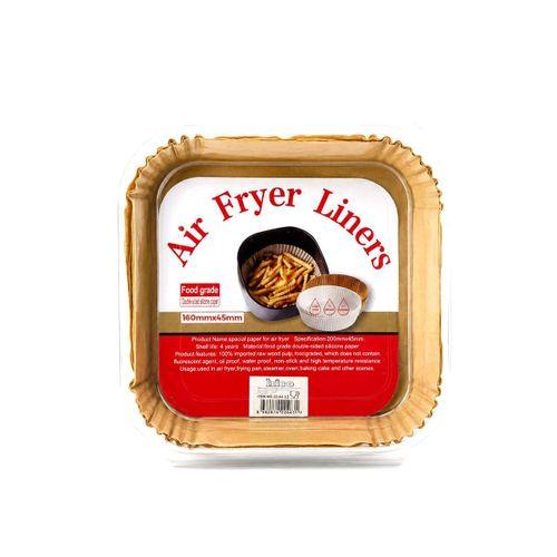 Air Fryer Kağıt Pişirme Kalıbı Kare 16x4.5 cm 50'li