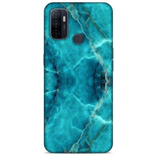 Mermer Desenli (13) Tema Silikon Kap Turkuaz Huawei P40 Kılıf