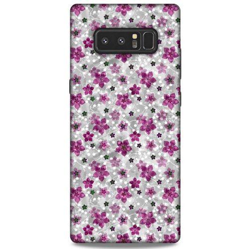Samsung Galaxy Note 8 Uyumlu Kılıf Pembe Delisi (6) Silikon Kılıf Çiçek