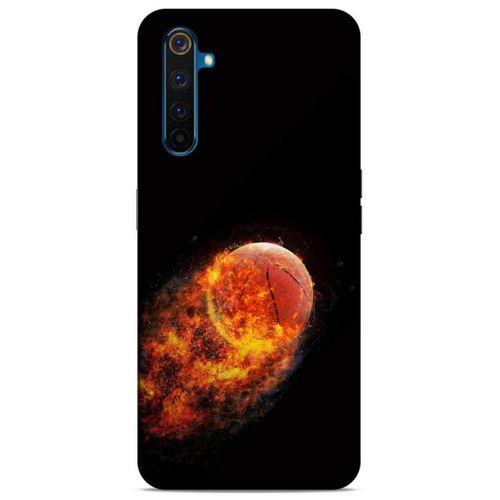 Lopard Oppo Realme 6 Uyumlu Kılıf FireX (32) Soft Silikon Kılıf Basketbol Topu