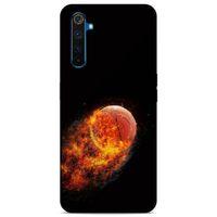 Lopard Oppo Realme 6 Uyumlu Kılıf FireX (32) Soft Silikon Kılıf Basketbol Topu