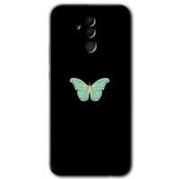 MRCİLETİSİM Huawei Mate 20 Lite Kılıf Baskılı Kapak - Butterfly Tree +Tam Kaplayan Mat Seramik