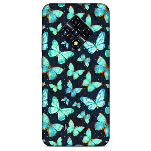 Lopard İnfinix Zero 8 Uyumlu Kılıf Kelebek Etkisi (12) Koruyucu Silikon