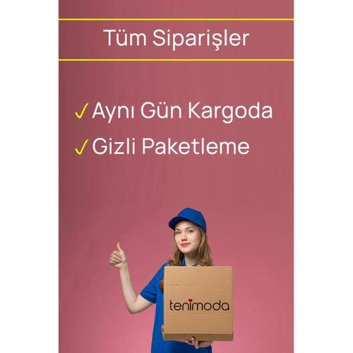 Kırmızı Deri Görünümlü Tanga