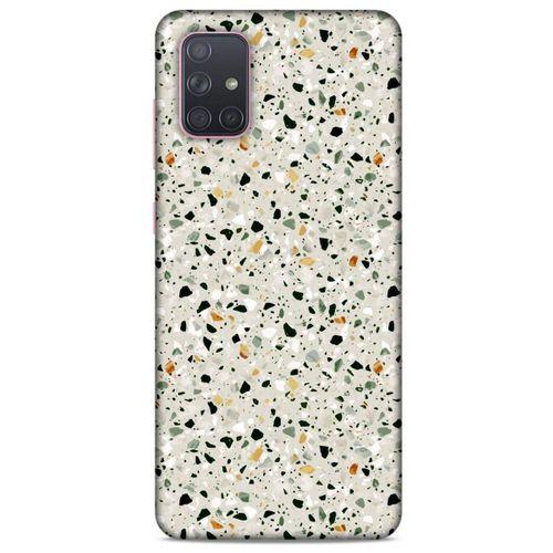Samsung Galaxy A71 Kılıf Baskılı Özel Seri Taşlı (10) Full Koruma Kılıfı