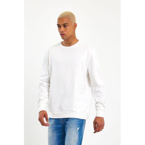 Süperlife Erkek Gri Bisiklet Yaka Ribanalı Regular Fit Sweatshirt spr26swk930