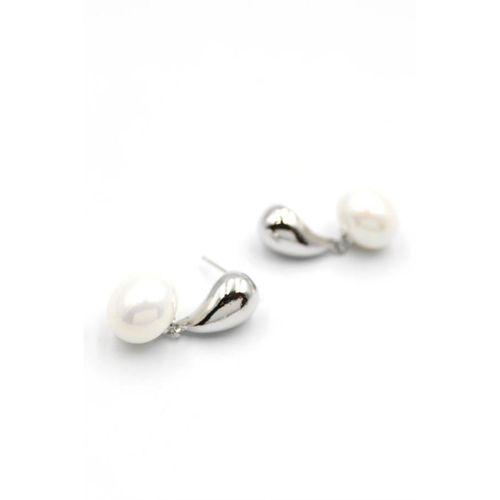 İncili Küpe - Gümüş