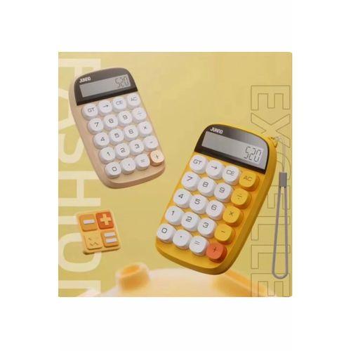 Sevimli Kare Tuşlu 10 Haneli Ldc Ekran Hesap Makinası Pembe