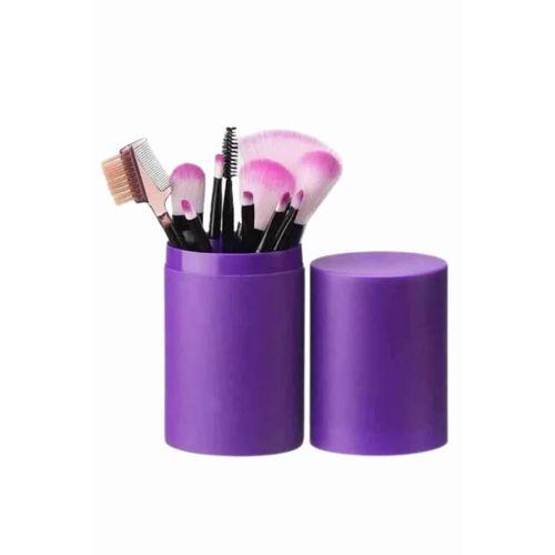 12 Parça Profesyonel Makyaj Fırçası Far Fırçası Allık Fırçası Yumuşak Kıllı