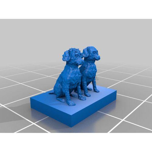 2 Minyatür Kanişler Kadın ve Erkek, Heykel.
