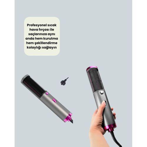 Profesyonel İyon Teknolojili Sıcak Hava Fırçası