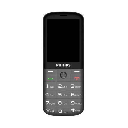 PHILIPS Xenium E227, 32Mb, Siyah, 32Mb Ram, 2,8inc Ekran, Arka Kamera, Çift Sim Desteği, FM Radyo, 1700mAh Pil, El Feneri, Türkiye KVK Garantili