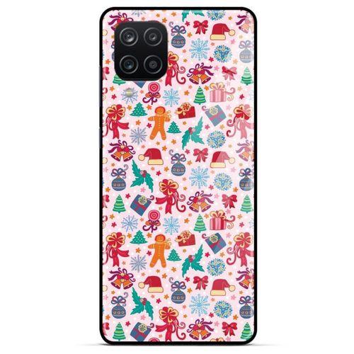 Samsung Galaxy A12 Kılıf Yılbaşı Süsleri (36) Glitter Kılıf