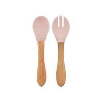 Mama Kaşığı ve Çatal Seti Pinky Pink