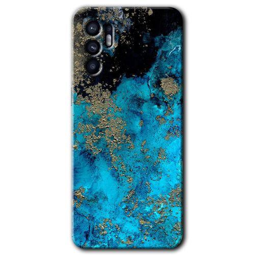 Oppo Reno 6 Kılıf HD Desen Baskılı Arka Kapak - Klas Mermer