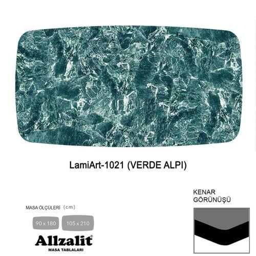 Allzalit LamiArt Masa Tablası 90X160 - DCLAMART-1021 - (VERDI ALPI)