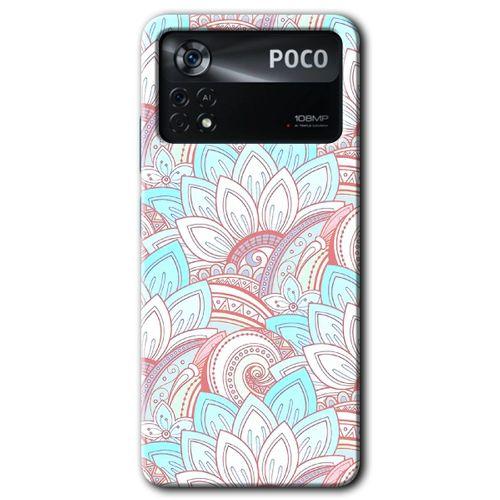 Potkal Hediye Fabrikası Poco x4 Pro Kılıf HD Desen Baskılı Arka Kapak - Çin Mandala 1