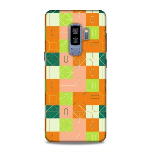 Samsung Galaxy S9 Plus Uyumlu Kılıf Insomnia (48) Bumper Kılıf Fıstık Yeşili Turuncu
