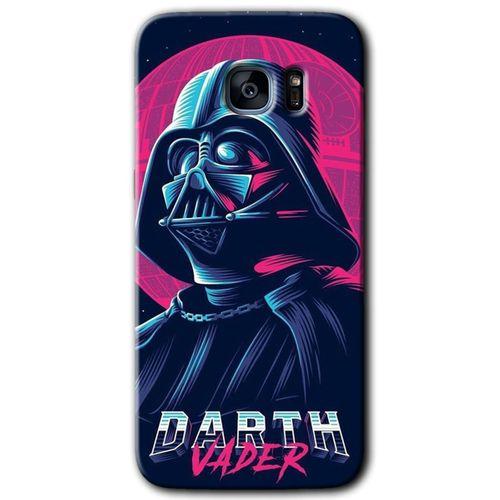 Samsung Galaxy S7 Edge Kılıf HD Desen Baskılı Arka Kapak - Darth Vader