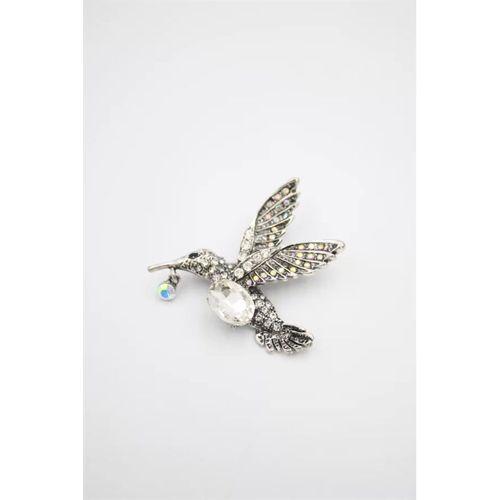 Kuş Broş - Gümüş