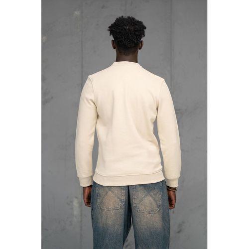 FBI Slimfit Nokta Armürlü Sıfır Yaka Pamuklu Kazak