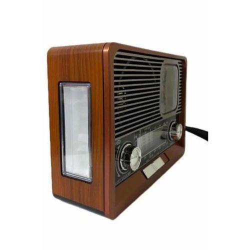 Nostaljik Vintage Radyo Taşınabilir Bluetooth Bağlantılı Hoparlör Radyo