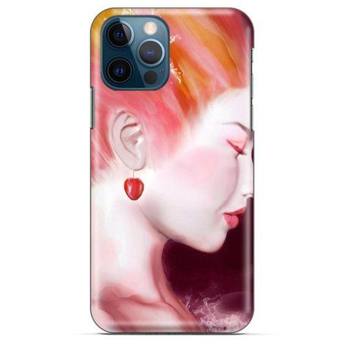 Apple iPhone 13 Pro Uyumlu Kılıf Pembe Delisi (26) Tpu Silikon Kılıf Kiraz