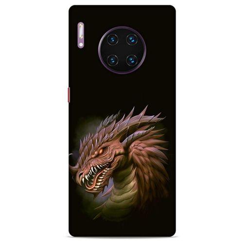 Huawei Mate 40 Pro Kılıf Dragons (18) Telefon Kılıfları Kahverengi Ejderha